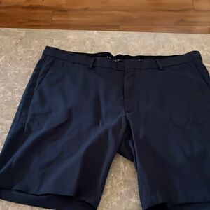 Alfani Dark Blue Flat Front Shorts